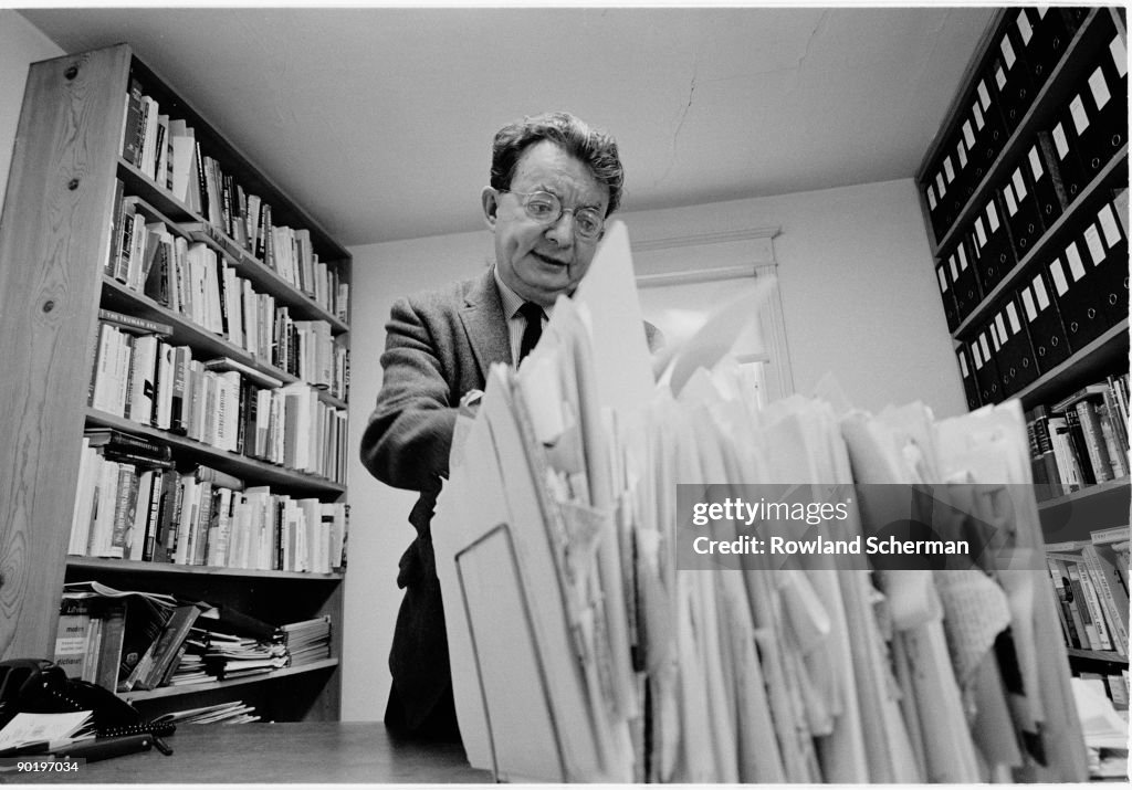 Izzy Stone In His Office