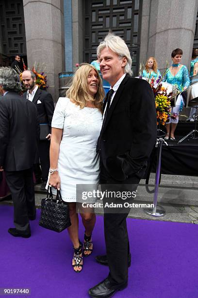 Bjorn Borg and his wife Patricia attend the Polar Music Prize 2009 on August 31, 2009 in Stockholm, Sweden.