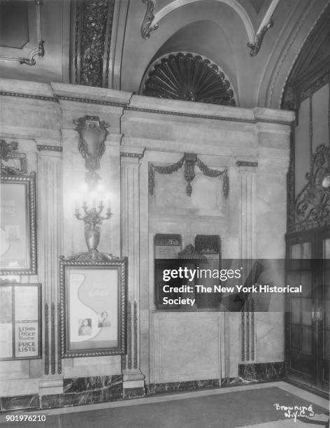 Palace Theatre, Broadway and 47th Street, New York, New York, 1929.