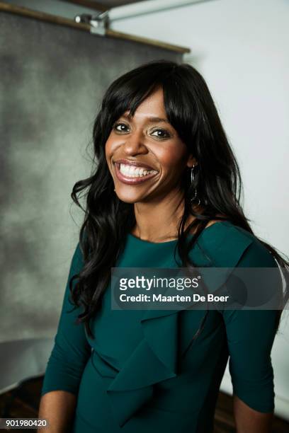 Merrin Dungey from FOX's 'The Resident' poses for a portrait during the 2018 Winter TCA Tour at Langham Hotel on January 4, 2018 in Pasadena,...