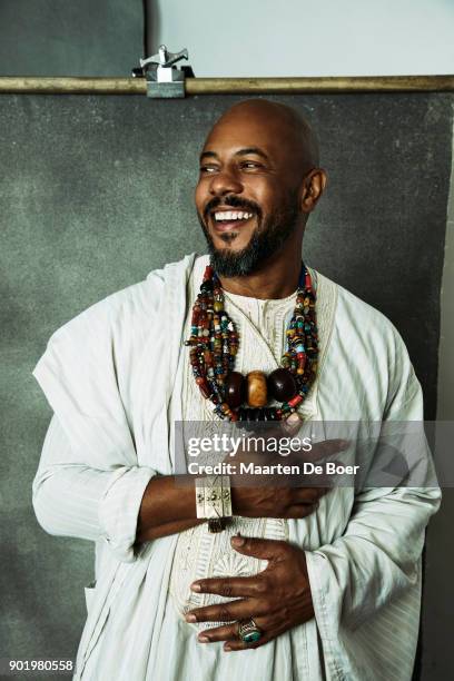 Rockmond Dunbar from FOX's '9-1-1' pose for a portrait during the 2018 Winter TCA Tour at Langham Hotel on January 4, 2018 in Pasadena, California.