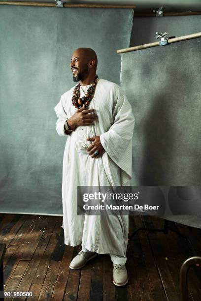 Rockmond Dunbar from FOX's '9-1-1' pose for a portrait during the 2018 Winter TCA Tour at Langham Hotel on January 4, 2018 in Pasadena, California.