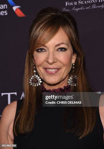 Actress Allison Janney arrives for the BAFTA Los Angeles Awards Season Tea Party at the Four Season Hotel in Beverly Hills, California, on January 6,...