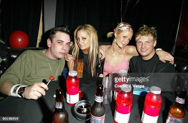 Nicole Richie, Paris Hilton and Nick Carter