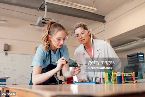stem lesson in school - teenager dream work stock pictures, royalty-free photos & images