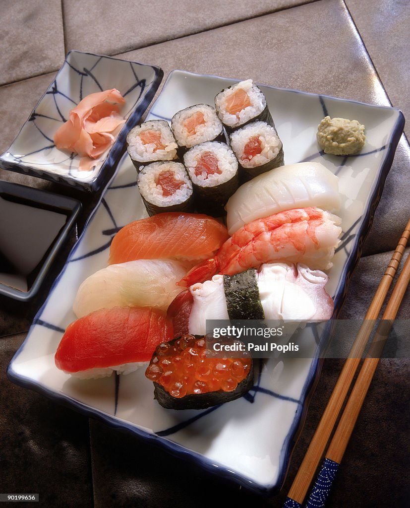 Sushi assortment