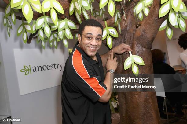 Harry Lennix attends the HBO LUXURY LOUNGE presented by ANCESTRY on January 5, 2018 in Beverly Hills, California.