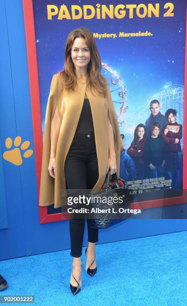 Brooke Burke-Charvet arrives for the premiere of Warner Bros. Pictures' "Paddington 2" held at Regency Village Theatre on January 6, 2018 in...