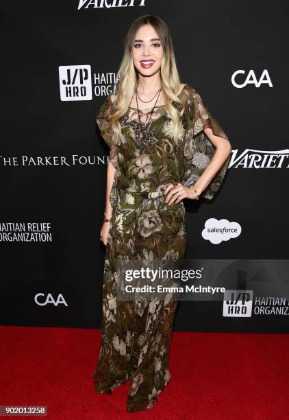 Alexandra Parker attends the 7th Annual Sean Penn & Friends HAITI RISING Gala benefiting J/P Haitian Relief Organization on January 6, 2018 in...