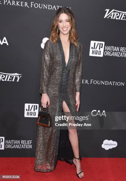 Melissa Bolona attends the 7th Annual Sean Penn & Friends HAITI RISING Gala benefiting J/P Haitian Relief Organization on January 6, 2018 in...