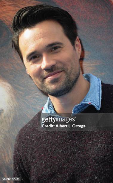 Actor Brett Dalton arrives for the premiere of Warner Bros. Pictures' "Paddington 2" held at Regency Village Theatre on January 6, 2018 in Westwood,...
