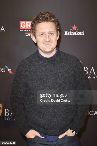 Alex Winter attends The BAFTA Los Angeles Tea Party - Arrivals at Four Seasons Hotel Los Angeles at Beverly Hills on January 6, 2018 in Los Angeles,...
