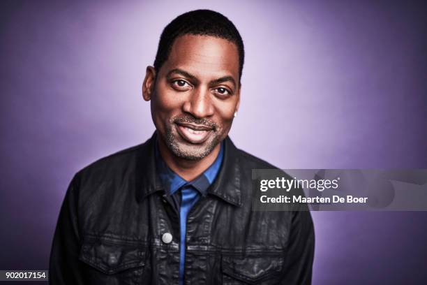 Tony Rock from CBS' "Living Biblically" poses for a portrait during the 2018 Winter TCA Tour at Langham Hotel at Langham Hotel on January 6, 2018 in...