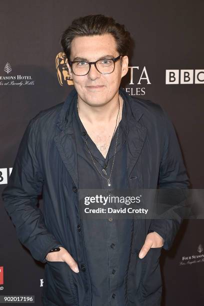 Joe Wright attends The BAFTA Los Angeles Tea Party - Arrivals at Four Seasons Hotel Los Angeles at Beverly Hills on January 6, 2018 in Los Angeles,...