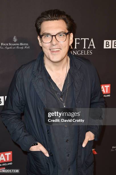 Joe Wright attends The BAFTA Los Angeles Tea Party - Arrivals at Four Seasons Hotel Los Angeles at Beverly Hills on January 6, 2018 in Los Angeles,...