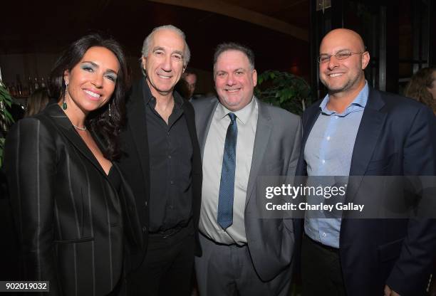 Nadine Barber, MGM CEO Gary Barber, writer/producer Bruce Miller, and ICM Partners Managing Partner Chris Silbermann attend ICM Partners Evening...