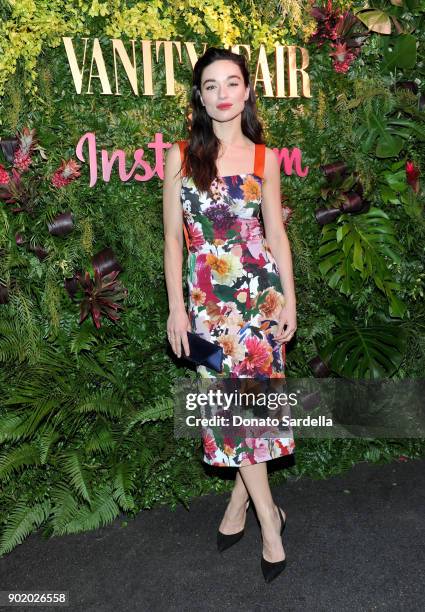 Crystal Reed attends Vanity Fair x Instagram Celebrate the New Class of Entertainers at Mel's Diner on Golden Globes Weekend at Mel's Diner on...