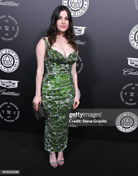 Sasha Spielberg arrives at the The Art Of Elysium's 11th Annual Celebration - Heaven on January 6, 2018 in Santa Monica, California.