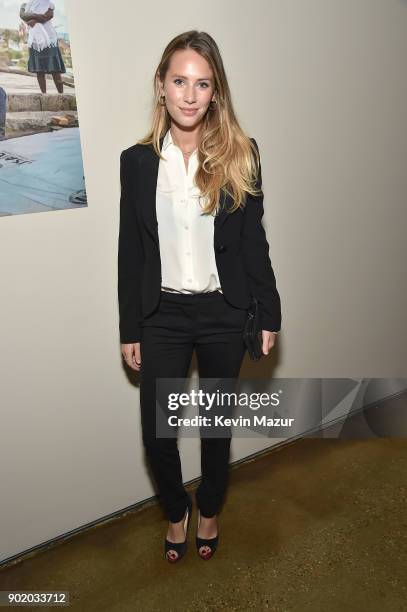 Dylan Penn attends the 7th Annual Sean Penn & Friends HAITI RISING Gala benefiting J/P Haitian Relief Organization on January 6, 2018 in Hollywood,...