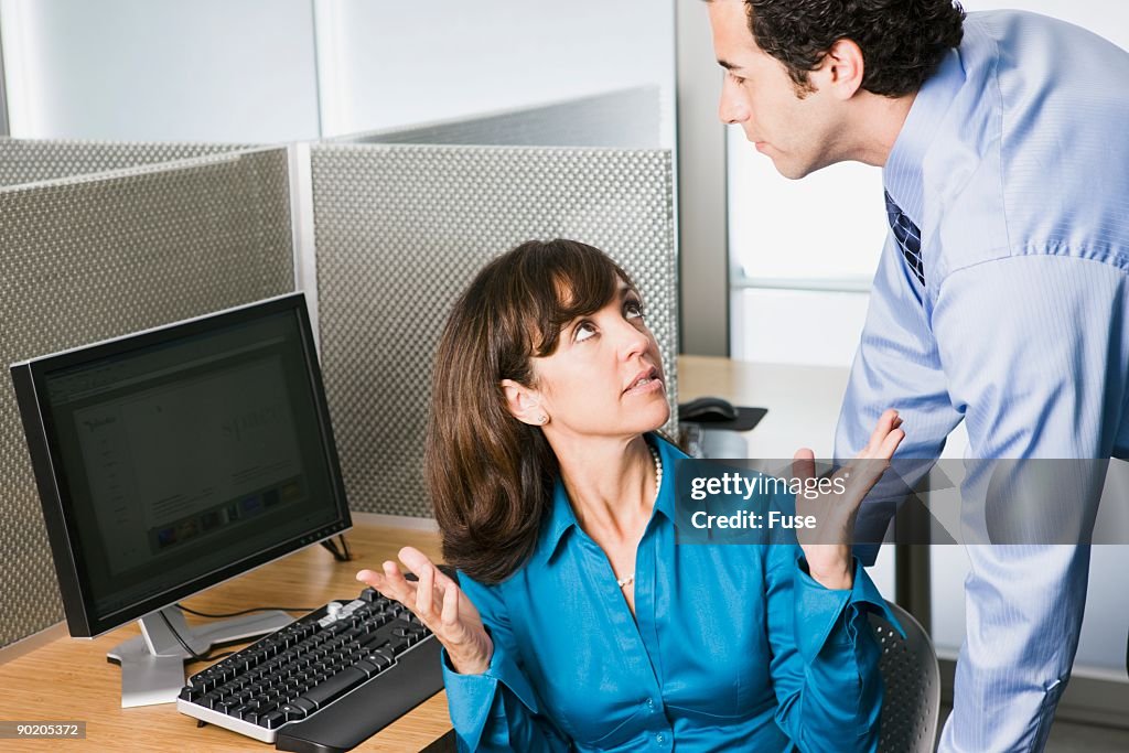 Businesswoman Having Computer Problems High-Res Stock Photo - Getty Images