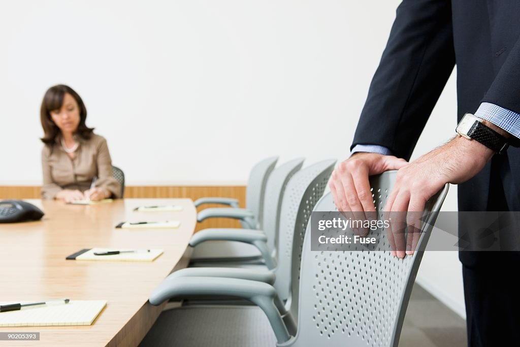 Businesspeople in conference room