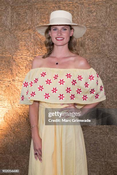 Francesca Cumani attends Magic Millions Polo on January 7, 2018 in Gold Coast, Australia.