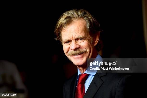 William H. Macy arrives for the Showtime Golden Globe Nominees Celebration at Sunset Tower on January 6, 2018 in Los Angeles, California.