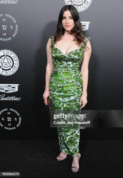 Sasha Spielberg attends The Art Of Elysium's 11th Annual Celebration - Heaven at Barker Hangar on January 6, 2018 in Santa Monica, California.