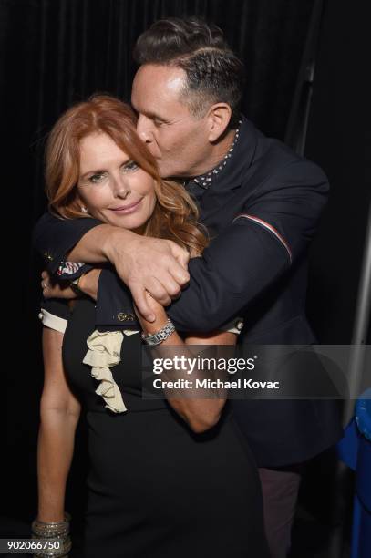 Roma Downey and Mark Burnett attend the 7th Annual Sean Penn & Friends HAITI RISING Gala benefiting J/P Haitian Relief Organization on January 6,...