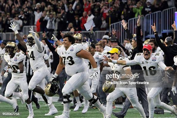COLLEGE FOOTBALL: JAN 01 Chick-fil-A Peach Bowl - UCF v Auburn COLLEGE FOOTBALL: JAN 01 Chick-fil-A Peach Bowl - UCF v Auburn