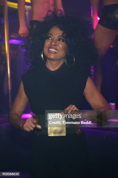 Diana Ross Makes Surprise Appearance At The Abbey To Greet Fans And Promote Her New Remix Of "Ain't No Mountain High Enough" at The Abbey on January...