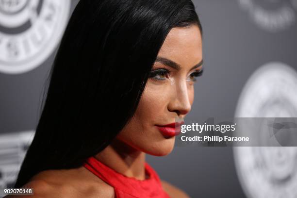 Natalie Eva Marie attends The Art Of Elysium's 11th Annual Celebration on January 6, 2018 in Santa Monica, California.