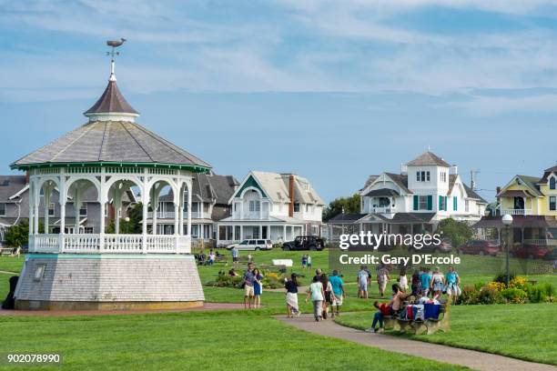 martha's vineyard summer - oak bluffs massachusetts stock pictures, royalty-free photos & images