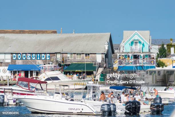 martha's vineyard summer - oak bluffs massachusetts stock pictures, royalty-free photos & images