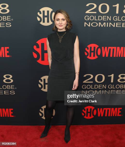 Anna Madeley attends Showtime Golden Globe Nominees Celebration at Sunset Tower on January 6, 2018 in Los Angeles, California.