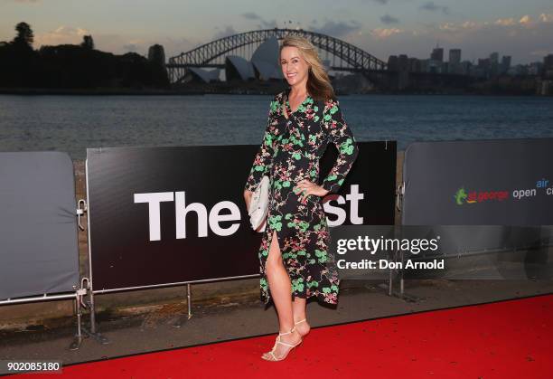 Leila McKinnon arrives at the Australian premiere of "The Post" on opening night at the St. George OpenAir Cinema at Mrs Macquaries Point on January...