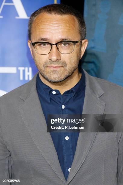 Andrey Zvyagintsev attends the HFPA and American Cinematheque Present The Golden Globe Foreign-Language Nominees Series 2018 Symposium at the...