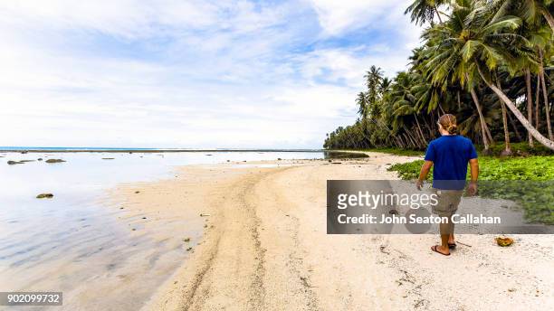 tropical beach on nias island in north sumatra - nias island bildbanksfoton och bilder