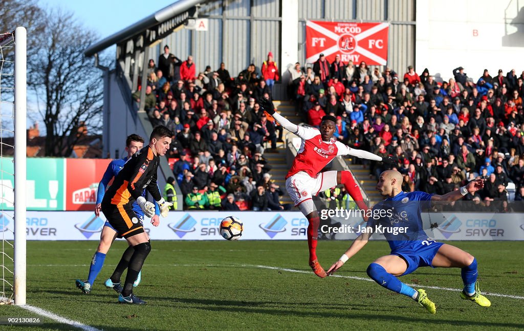 Fleetwood Town v Leicester City - The Emirates FA Cup Third Round