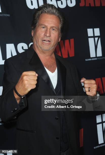 Director Jeff Celentano arrives for the premiere of "Glass Jaw" held at Universal Studios Hollywood on November 9, 2017 in Universal City, California.