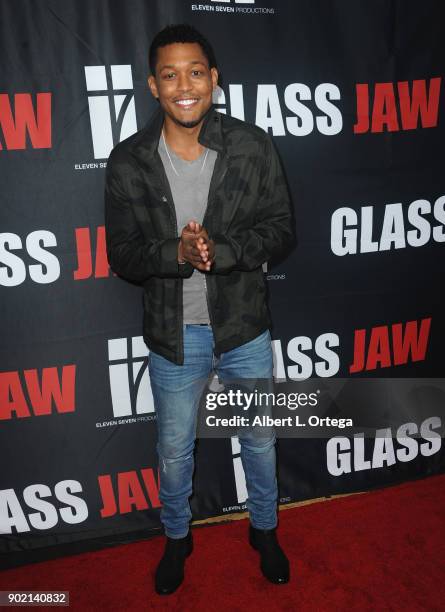 Curtis Hamilton arrives for the premiere of "Glass Jaw" held at Universal Studios Hollywood on November 9, 2017 in Universal City, California.