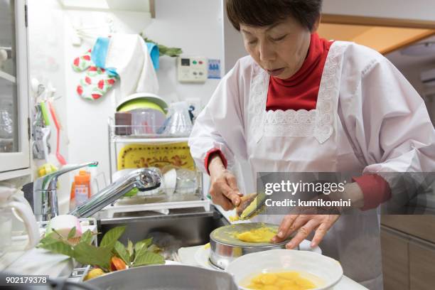 Cooking Kuri Kinton High-Res Stock Photo