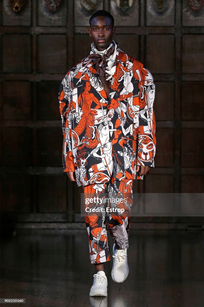 Edward Crutchley - Runway - LFWM January 2018