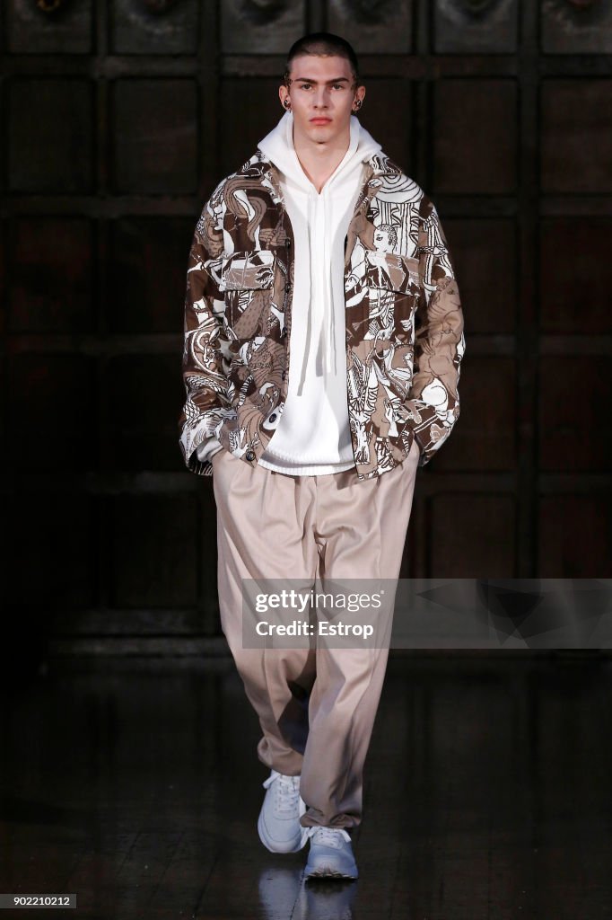 Edward Crutchley - Runway - LFWM January 2018