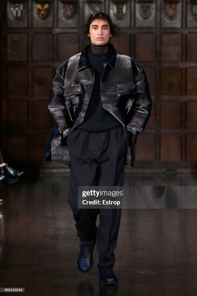 Edward Crutchley - Runway - LFWM January 2018