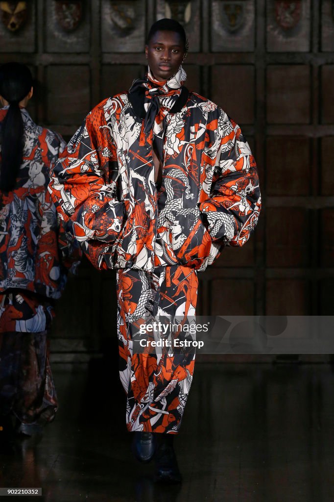 Edward Crutchley - Runway - LFWM January 2018