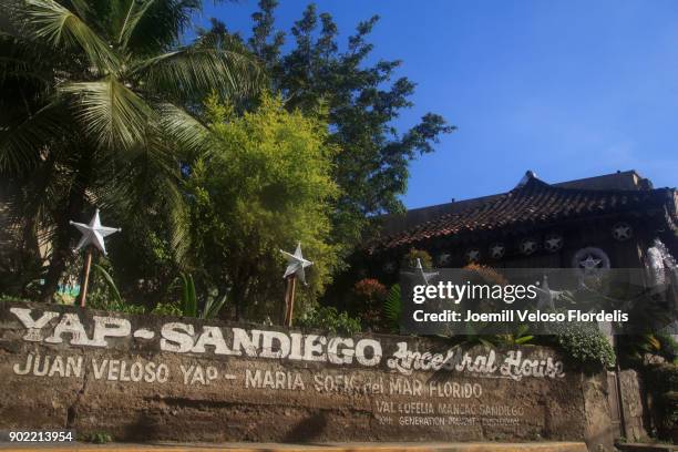 yap-sandiego ancestral house (cebu city, philippines) - joemill flordelis - fotografias e filmes do acervo