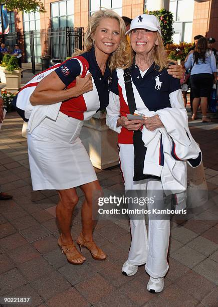 Christie Brinkley and Marge Brinkley attend the 9th Annual USTA Serves OPENing Gala at the USTA Billie Jean King National Tennis Center on August 31,...