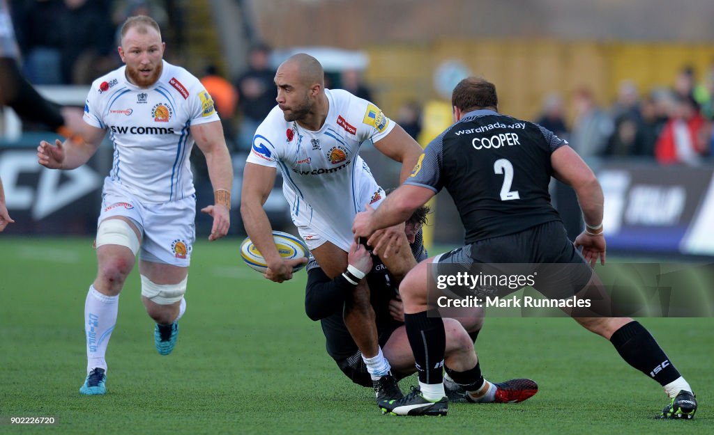 Newcastle Falcons v Exeter Chiefs - Aviva Premiership