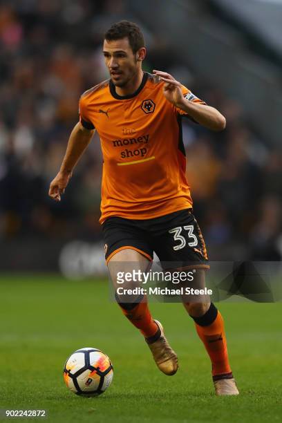 Leo Bonatini of Wolves during the Emirates FA Cup Third Round match between Wolverhampton Wanderers and Swansea City at Molineux on January 6, 2018...